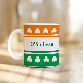 Caneca De Café Cores de Sinalizador Personalizadas da Irlanda do 