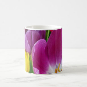 Caneca De Café cores de tulipas