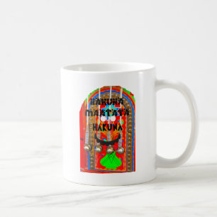 Caneca De Café Cores do Carnaval do Samba Hakuna Matata blings.pn