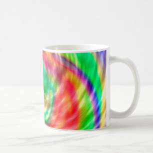 Caneca De Café Cores Espirais Tie Dye