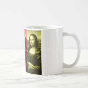 Caneca De Café Cores Primárias da Mona Lisa