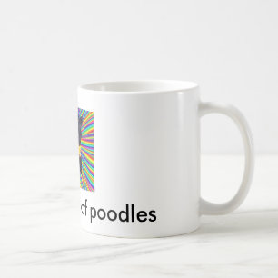 Caneca De Café cores unidas das caniches