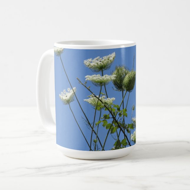 Caneca De Café Corfu Cream Wildflower (Frente Esquerda)