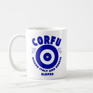 Caneca De Café Corfu: onde a Itália e a Grécia se casaram às esco
