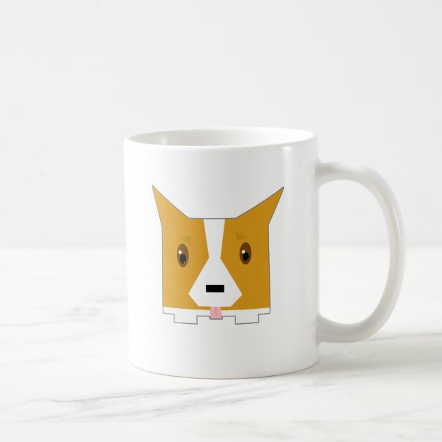 Caneca De Café Corgi (Direita)
