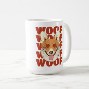 Caneca De Café CORGI AMOR woof
