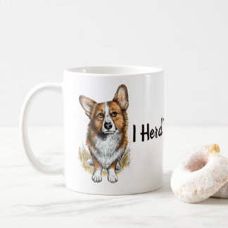 Caneca De Café Corgi e efetivo bovino
