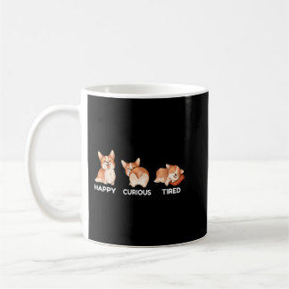 Caneca De Café Corgi Expressions Dogs Corgi