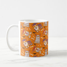 Caneca De Café Corgi Halloween Mug