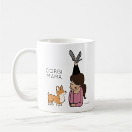 Caneca De Café Corgi Mama Personalizada Coffee Mug