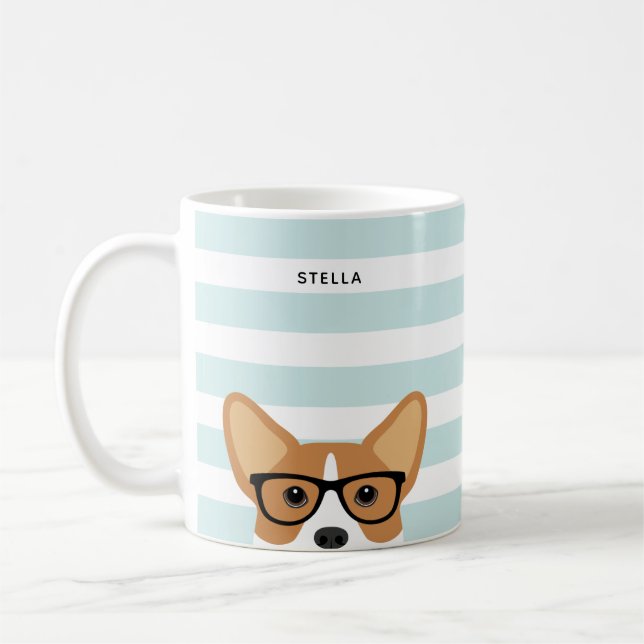 Caneca De Café Corgi Mugs (Esquerda)