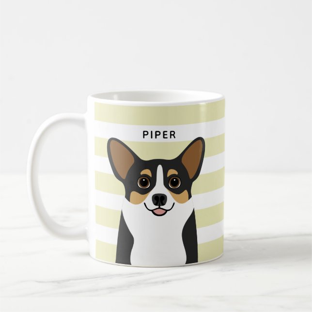 Caneca De Café Corgi Mugs (Esquerda)