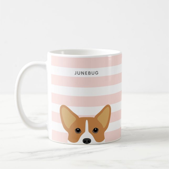 Caneca De Café Corgi Mugs (Esquerda)