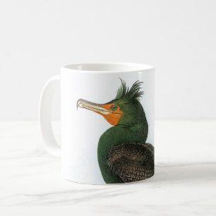 Caneca De Café Cormorante de creme duplo por Audubon Coffee Mug