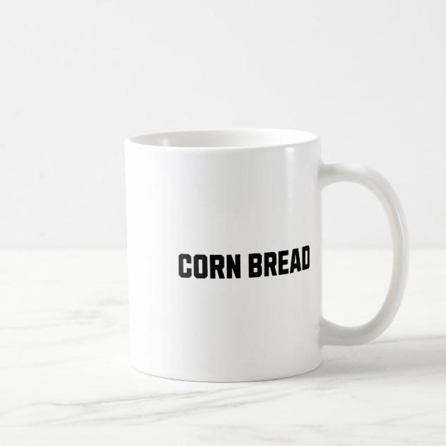 Caneca De Café Corn Bread Engraçado Costume Halloween (Direita)