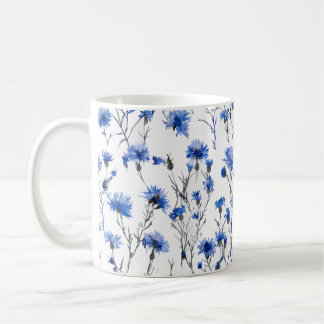 Caneca De Café Cornflower Mug White Blue