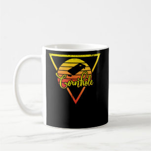 Caneca De Café Cornhole Corn Hole Vintage Retro
