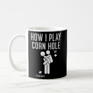 Caneca De Café Cornhole Corn Hole Vintage Retro