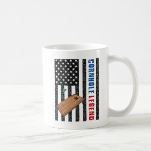 Caneca De Café Cornhole Legend USA