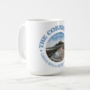 Caneca De Café Cornish Way (ciclismo c)