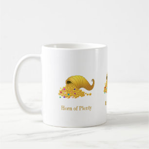Caneca De Café Corno de Abundância do Dia de Ação de Graças