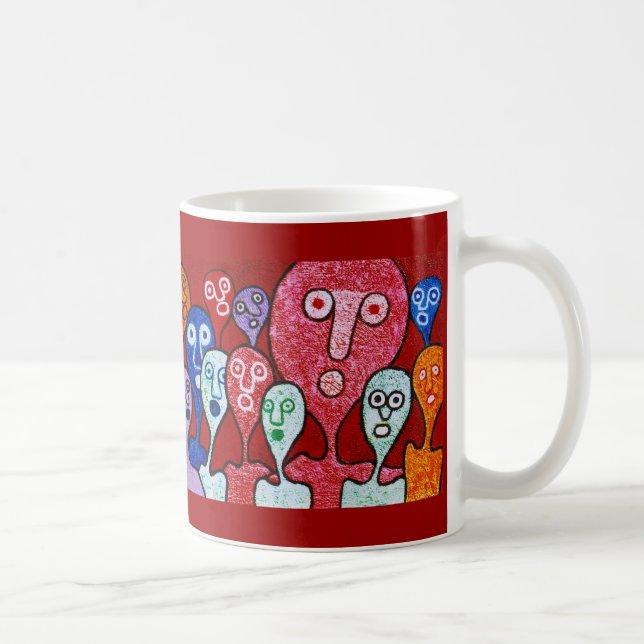Caneca De Café Coro de Cabeça de Ar Mug (Direita)