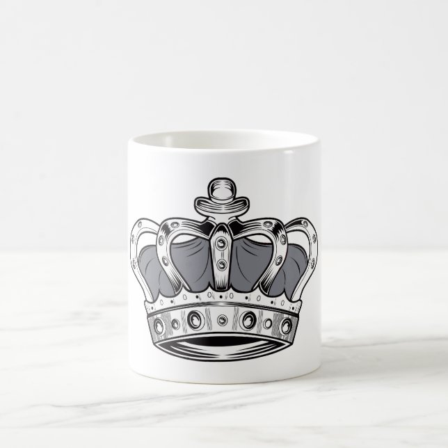 Caneca De Café Coroa - Cinzas (Centro)