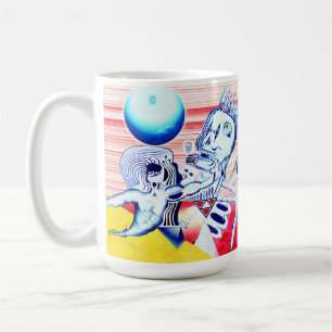 Caneca De Café Coroa da Morte - Pintura a Óleo