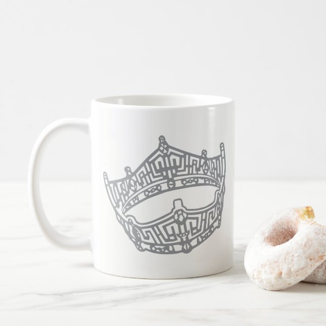 Caneca De Café Coroa de Concurso (Com Donut)