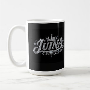 Caneca De Café Coroa de Diamante de Luxo LUINA Presente Personali