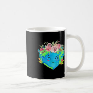 Caneca De Café Coroa de Flores Lindas Planeta Primavera Natureza 
