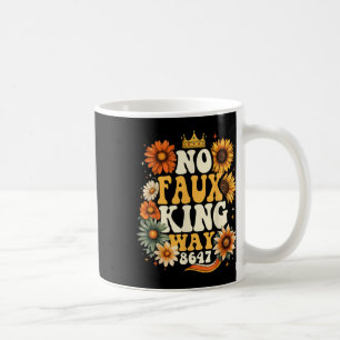 Caneca De Café Coroa de Girassol Retro Divertida Sem Maneira do R