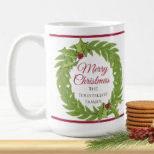 Coroa de Natal Personalizada Feliz Natal