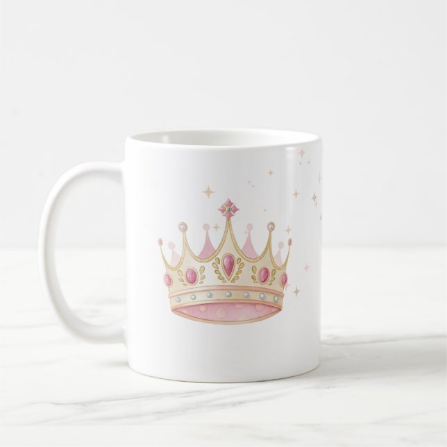 Caneca De Café Coroa de Princesa  (Esquerda)