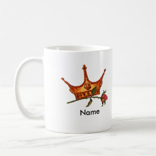 Caneca De Café Coroa de Rosa