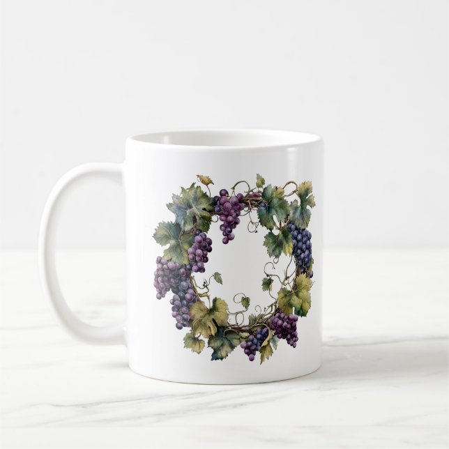 Caneca de Café Coroa de Uva (Esquerda)