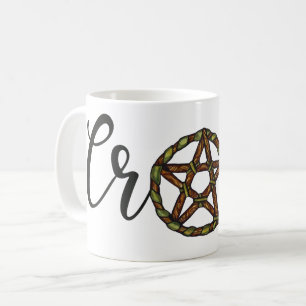 Caneca De Café Coroa Deusa Pagã Idosa Arte wicca