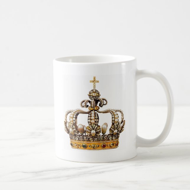 Caneca De Café Coroa dourada mim (Direita)