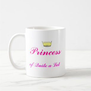 Caneca De Café Coroa, princesa, de bastante muito