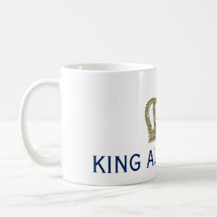 Caneca De Café Coroa real dourada III + seu backgr. & ideias