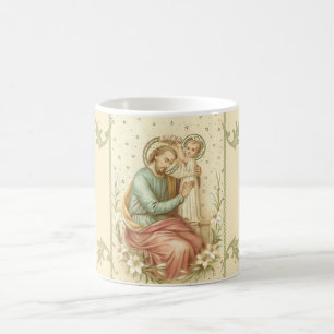 Caneca De Café Coroação de St Joseph por Jesus