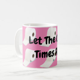 Caneca De Café Corona Virus Toilet Roll Pink