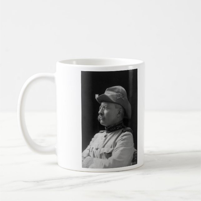 Caneca De Café Coronel Theodore Roosevelt desde 1898 (Esquerda)