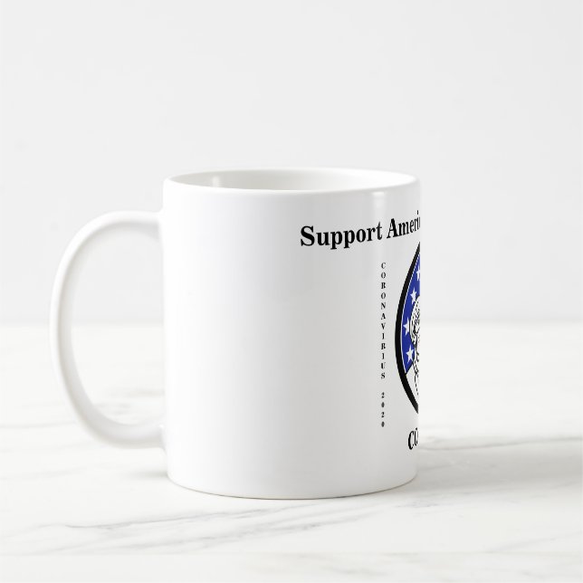 Caneca De Café Coronoavírus 2020 (Esquerda)