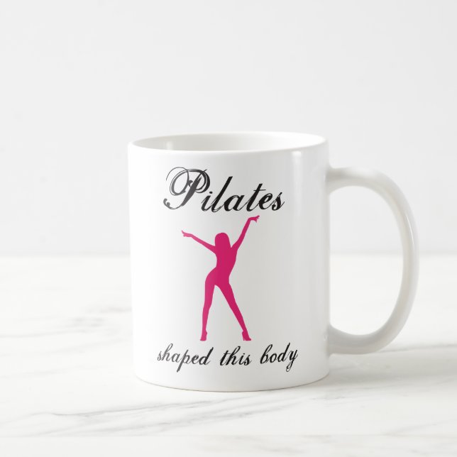 Caneca De Café corpo de pilates (Direita)