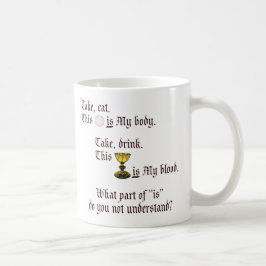 Caneca De Café Corpo e Sangue