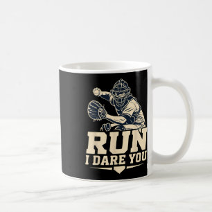 Caneca De Café Corra Eu Desafio Você Vender Apanhador