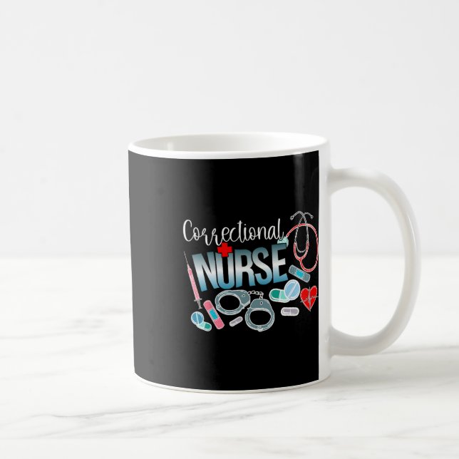 Caneca De Café Correção de Enfermeiro Correcional (Direita)
