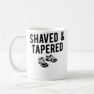 Caneca De Café Corredor de Distância Engraçado de Cabelo Raspado