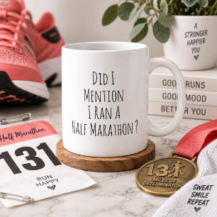 Caneca De Café Corredor de Meia Maratona Engraçado Corredor de Ma